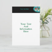 Farbeinladung Einladung (Stehend Vorderseite)