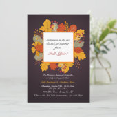 Farbeinladung Einladung (Stehend Vorderseite)