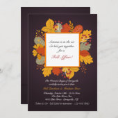 Farbeinladung Einladung (Vorne/Hinten)