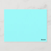 Farbeis Postkarte (Rückseite)