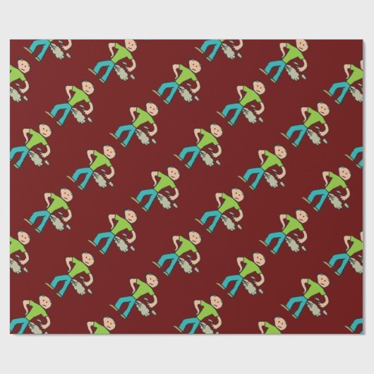 Farbemann Geschenkpapier (Flach)