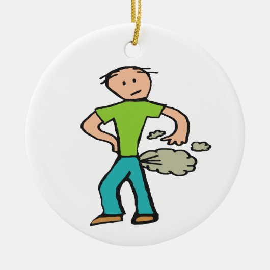 Farbemann Keramik Ornament (Vorne)