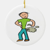 Farbemann Keramik Ornament (Hinten)