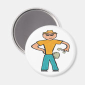 Farbemann Magnet (Vorderseite/Rückseite)