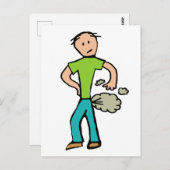 Farbemann Postkarte (Vorne/Hinten)