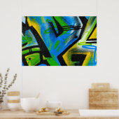 Farben 3 poster (Küche)