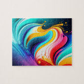 Farben Abstrakt Splash Puzzle (Horizontal)