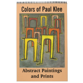 Farben Abstrakter Gemälde und Drucke von Paul Klee Kalender