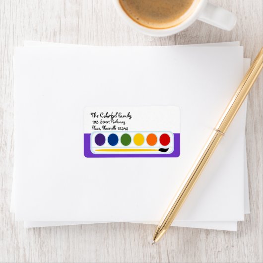 Farben Adressaufkleber (Insitu)