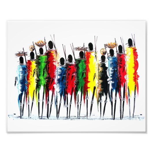 Farben Afrikas Fotodruck (Vorne)