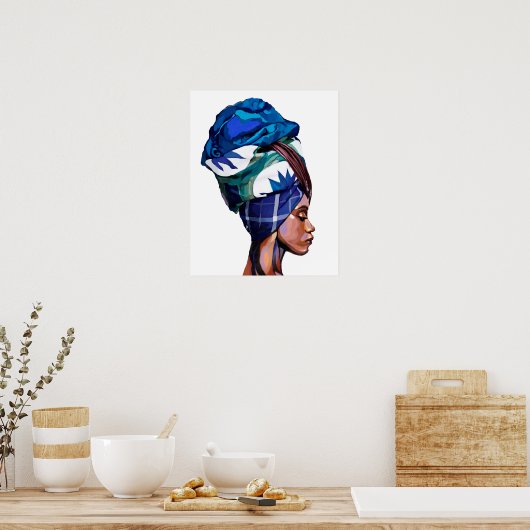 Farben Afrikas. #picture Poster (Küche)