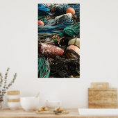 Farben am Meer Poster (Küche)