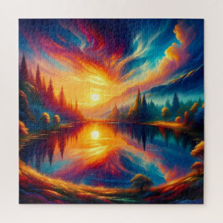 Farben am See Puzzle