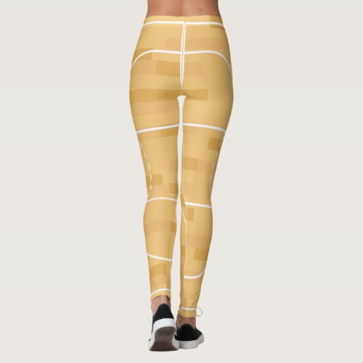 Farben anzeigen - Basketball Leggings (Rückseite)