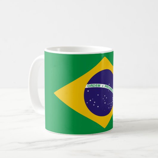 Farben anzeigen - Brasilien Kaffeetasse (Vorderseite Links)