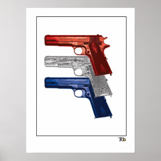 Farben anzeigen: Colt 1911 Poster