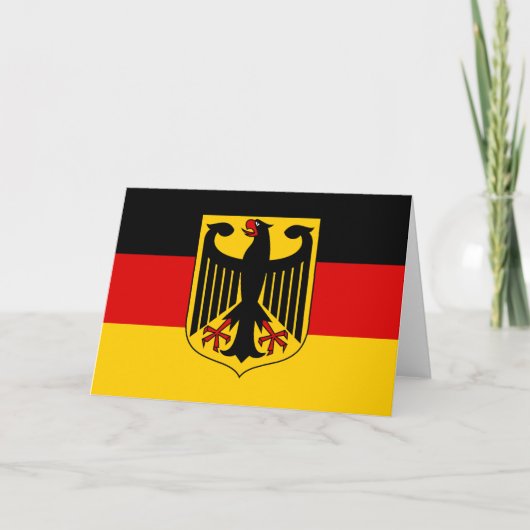 Farben anzeigen - Deutschland Dankeskarte (Vorderseite)