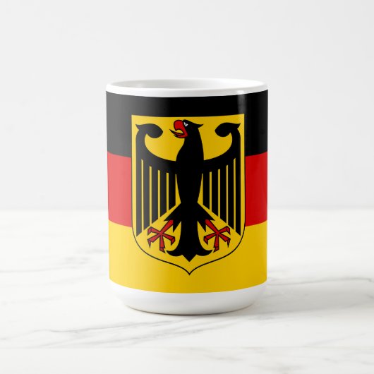 Farben anzeigen - Deutschland Kaffeetasse (Mittel)