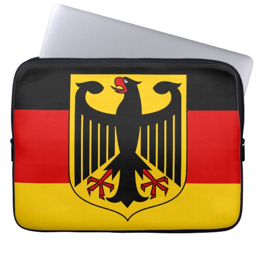 Farben anzeigen - Deutschland Laptopschutzhülle (Vorderseite)
