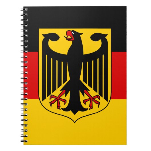 Farben anzeigen - Deutschland Notizblock (Vorderseite)