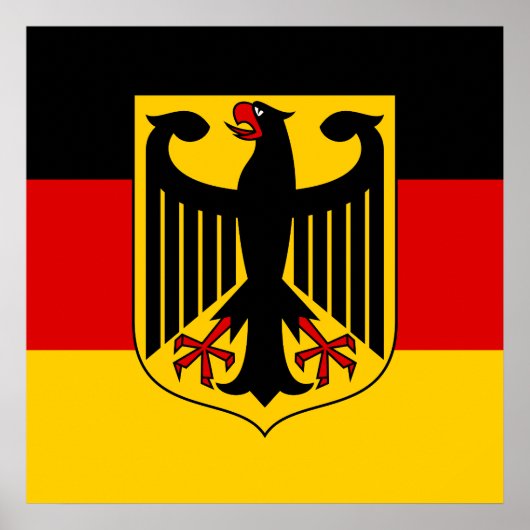Farben anzeigen - Deutschland Poster (Vorne)