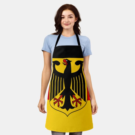 Farben anzeigen - Deutschland Schürze (Getragen)