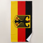 Farben anzeigen - Deutschland Strandtuch (Vorderseite)