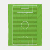 Farben anzeigen - Fußball Fleecedecke (Vorderseite)