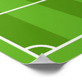 Farben anzeigen - Fußball Poster (Ecke)