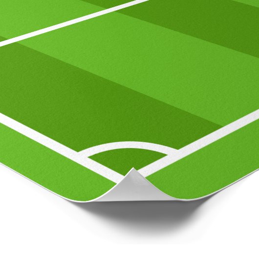 Farben anzeigen - Fußball Poster (Ecke)