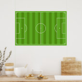 Farben anzeigen - Fußball Poster (Küche)