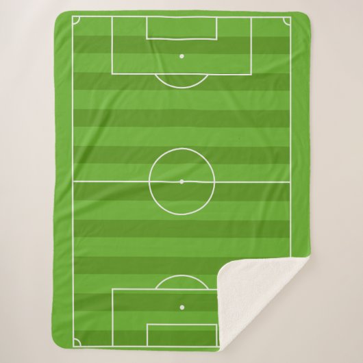 Farben anzeigen - Fußball Sherpadecke (Vorderseite)