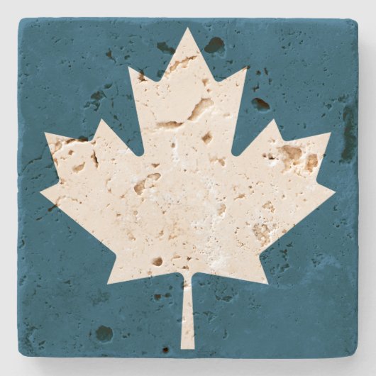 Farben anzeigen - Kanada Steinuntersetzer (Vorderseite)