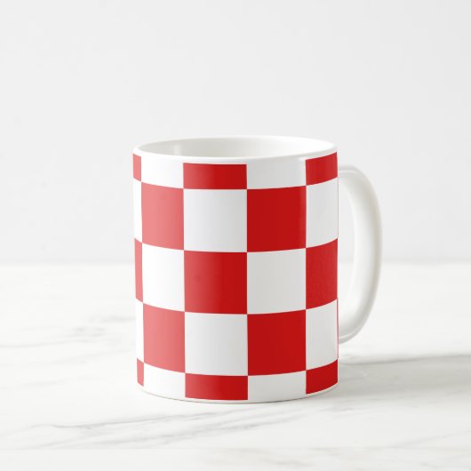 Farben anzeigen - Kroatien Kaffeetasse (VorderseiteRechts)