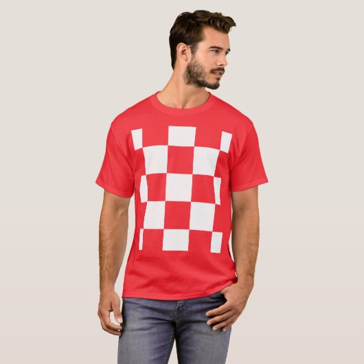 Farben anzeigen - Kroatien T-Shirt (Vorne ganz)