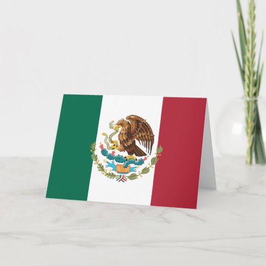 Farben anzeigen - Mexiko Dankeskarte (Vorderseite)