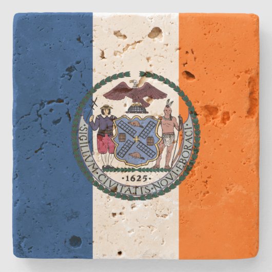 Farben anzeigen - New York Steinuntersetzer (Vorderseite)