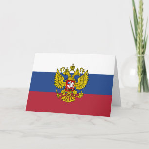 Farben anzeigen - Russland Dankeskarte