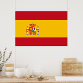 Farben anzeigen - Spanien Poster (Küche)