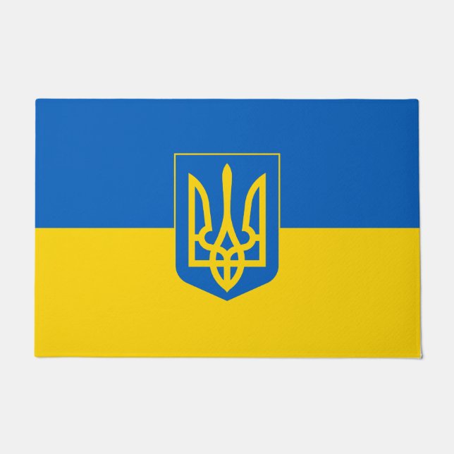 Farben anzeigen - Ukraine Fußmatte (Vorderseite)