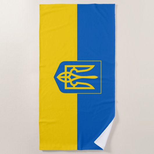 Farben anzeigen - Ukraine Strandtuch (Vorderseite)