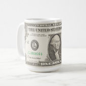Farben anzeigen - US-Dollar Kaffeetasse (Vorderseite Links)