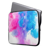Farben Aquarell Farbe hell Laptopschutzhülle (Vorderseite Links)