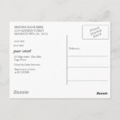 Farben auf einem Sukkulenten Display Postkarte (Rückseite)