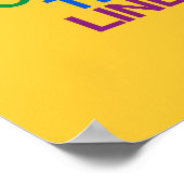 FARBEN AUSSERHALB DER LINIEN POSTER (Ecke)