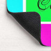Farben Blue Pink Green Mouse Pad! Mousepad (Ecke)