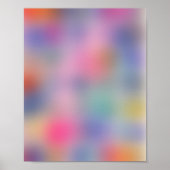 Farben blühen 04 Aura strahlend Poster (Vorne)