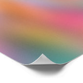 Farben blühen 05 Aura strahlend Poster (Ecke)