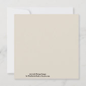 Farben brauner, grüner und tangestreifter Muster Karte (Rückseite)