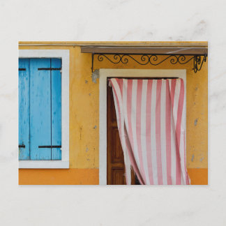 Farben Burano Italien #1 Postkarte